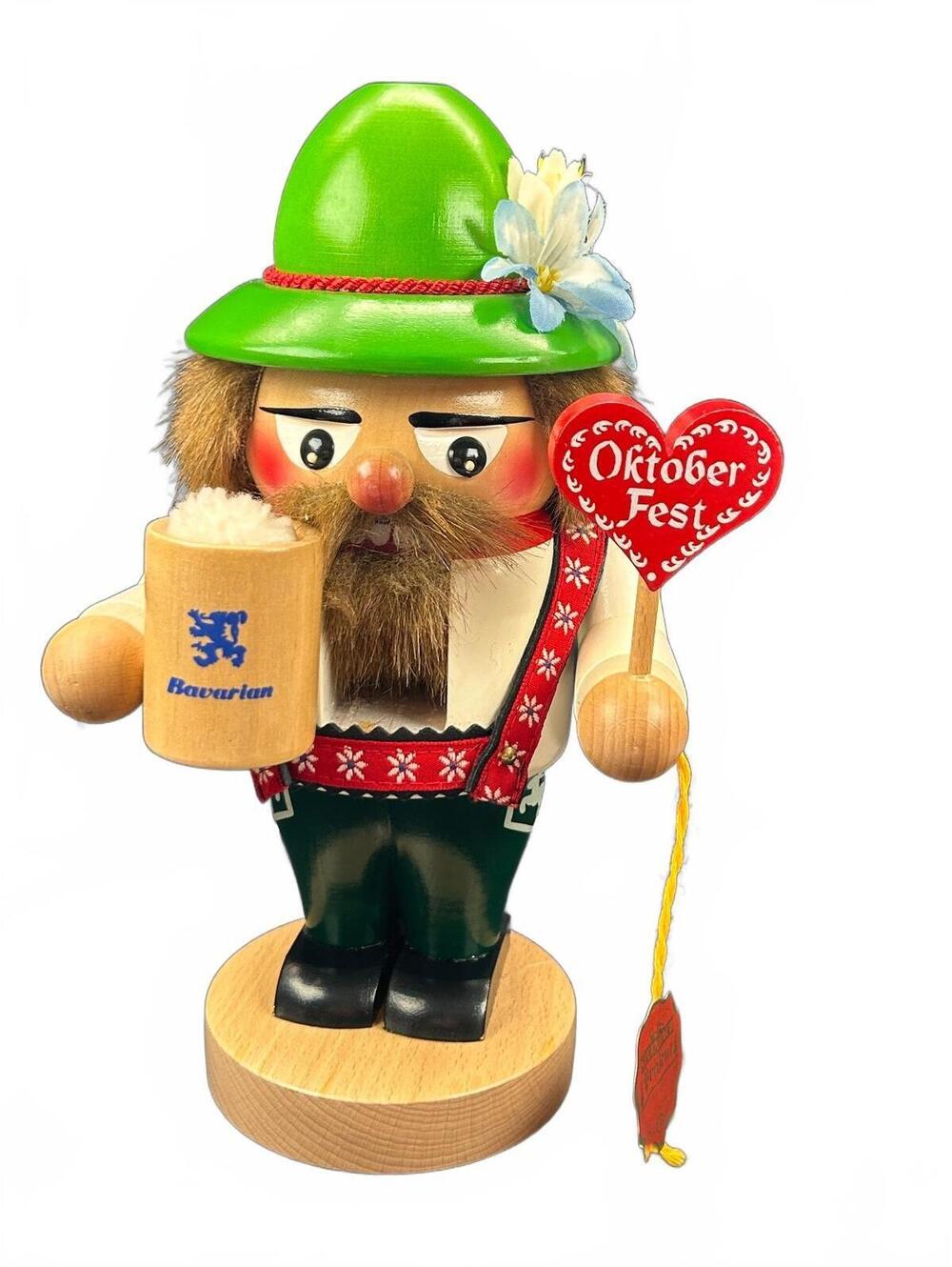 Authentic Steinbach German Nutcracker Chubby Oktoberfest Präsenter Showroom #313